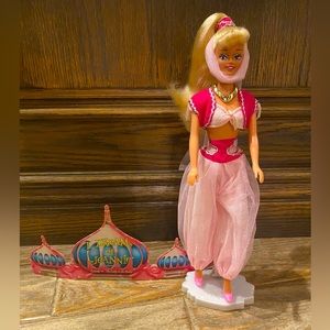 I Dream of Jeannie Barbie - New out of box … so fun! Darling costume /headscarf
